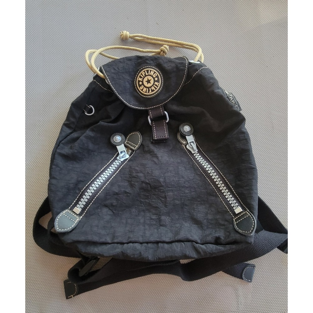 Kipling Mini Vintage Black Collection Limited Edition Shadow Backpack Black